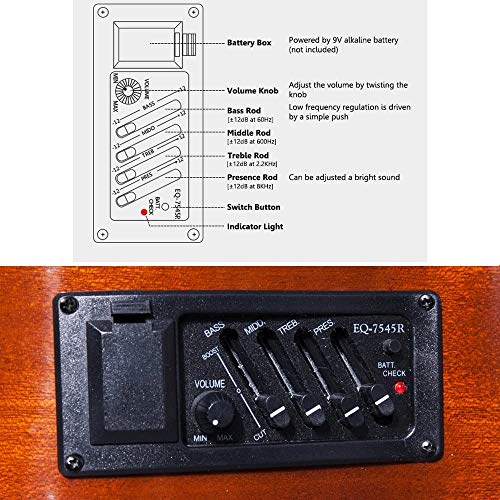 Classical Electric Guitar Build-in Pickup Kit Set