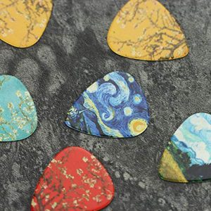 Guitar Picks - 12 Medium Gauge Celluloid Guitar Picks - Image 5