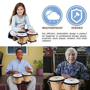 Bongo Drum Set for Adults Kids Beginners Professionals - Image 4