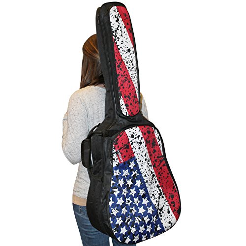 ChromaCast USA Flag Graphic Multi-Pocket Acoustic Guitar
