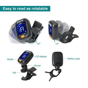 Clip On Guitar Tuner For All Instruments, Ukulele, Guitar - Image 5