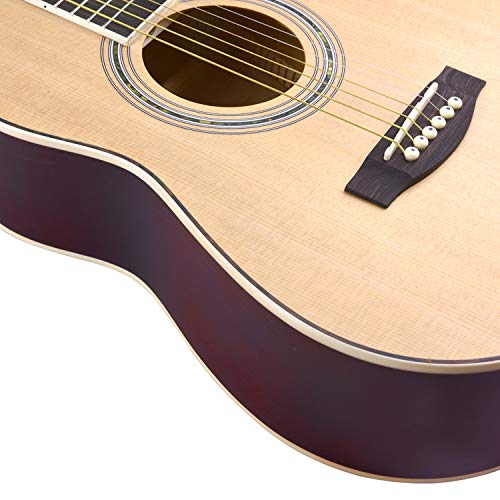 Spruce Acoustic Guitar for Travel Beginners