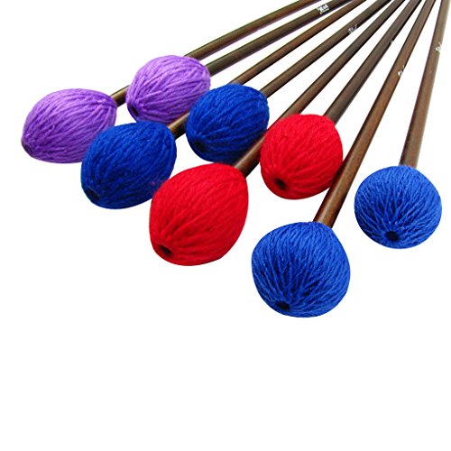 Marimba Mallets with Maple Handles and Different Hard Head
