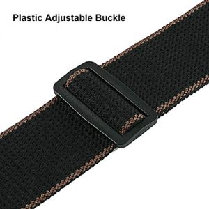 DINGDA Soft Cotton Guitar Strap with 3 Pick Holders and 3 Picks - Image 3