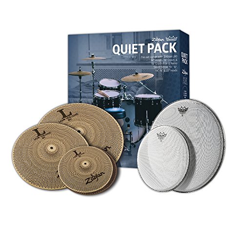 Quiet Cymbal Pack with Remo Silentstroke Drumheads