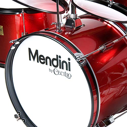 Complete Kids/Junior Drum Set with Adjustable Throne,