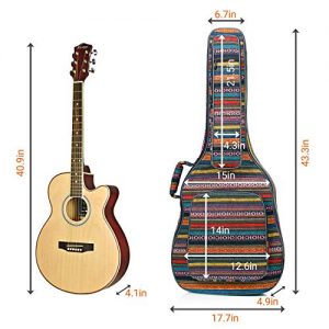 CAHAYA Bohemian Guitar Bag Vintage Guitar Case - Image 4