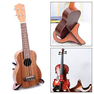 Ukulele Stand Universal Wooden Thicken Plywood X-Frame - Image 7