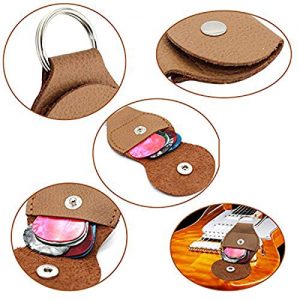 Guitar Pick holder Case 3 Pack Key Chain - Image 2