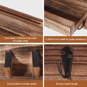 Refrze Guitar Holder Wall Mount Bracket Hanger Guitar Wood - Image 4