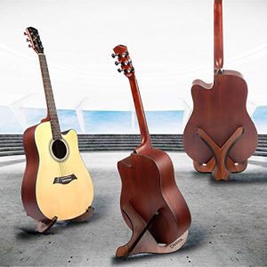CAHAYA Guitar Stand Universal Wooden Guitar Stand - Image 4