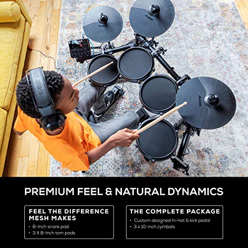 Alesis Drums Turbo Mesh Kit – Seven Piece Mesh Electric