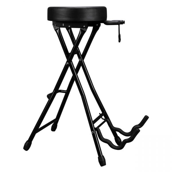temi Glarry Foldable Guitar Stand Playing Stool Stand Footstool