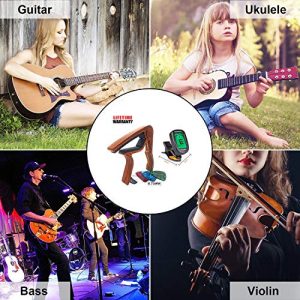 WINGO Acoustic Guitar Capo Electric Guitar Clip-on Tuner - Image 6