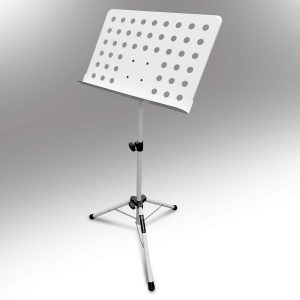 AxcessAbles SM-501 Orchestra Conductor Sheet Music Stand (White)