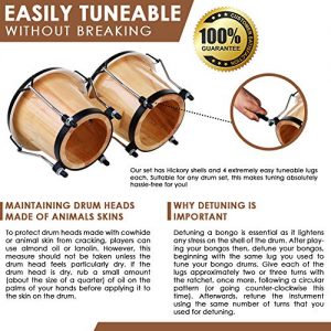 Bongo Drum Set for Adults Kids Beginners Professionals - Image 5