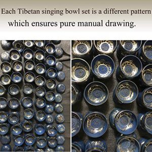 Tibetan Singing Bowl Set ~ Handmade Design - Image 3