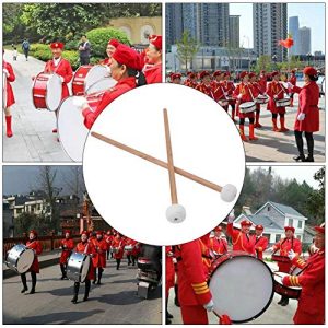 2Pcs Snare Drum Timpani Stick Mallet Soft Felt Mallet - Image 4