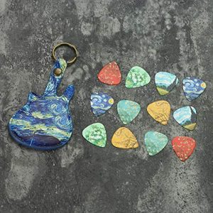 Guitar Picks - 12 Medium Gauge Celluloid Guitar Picks - Image 4
