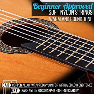 Beginner 36” Classical Acoustic Guitar - 3/4 Junior Size - Image 6