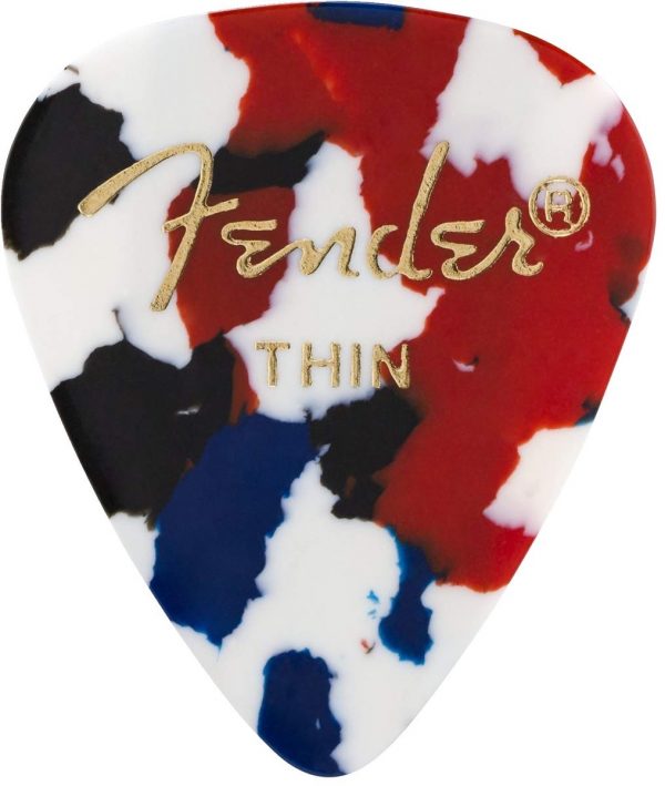 Fender 351 Shape Classic Picks (12 Pack) for electric guitar, acoustic guitar, mandolin, and bass