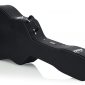 Gator Cases Hard-Shell Wood Case for 6 or 12 String Acoustic Dreadnought Guitars (GWE-DREAD 12)