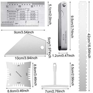 Precision Guitar Setup Tools Kit - Achieve Optimal Sound with 17-Piece Luthier Set - Image 3