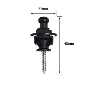 Wolfride 4 PCS Guitar Strap Locks and Buttons – Secure Your Guitar with Quick Release Mechanism - Image 2