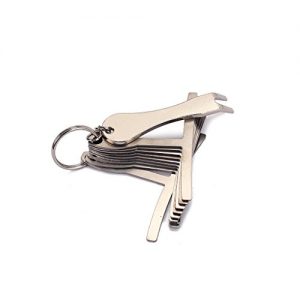Alnicov 9Pcs Guitar Understring Radius Gauge with Pin Puller Set - Image 5
