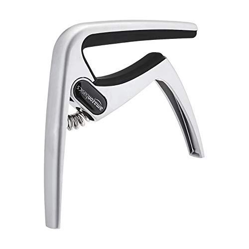 AmazonBasics Zinc Alloy Guitar Capo for Acoustic and Electric Guitar