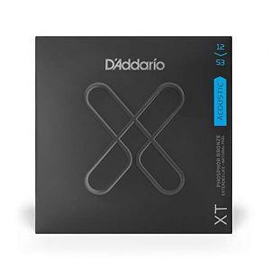 D'Addario XT Phosphor Bronze Acoustic Guitar Strings, Light, 12-53
