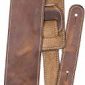 Perri’s Leathers Ltd. Guitar Strap, 2.5” Wide Baseball Leather, Adjustable Length, (SP25S-7049) Tan, Made in Canada