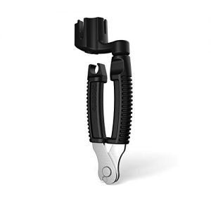 D’Addario Accessories Pro-Winder Guitar String Winder and Cutter – All-In-1 Restringing Tool – Includes Clippers, Bridge Pin Puller, Peg Winder – Designed to Fit Most Guitars