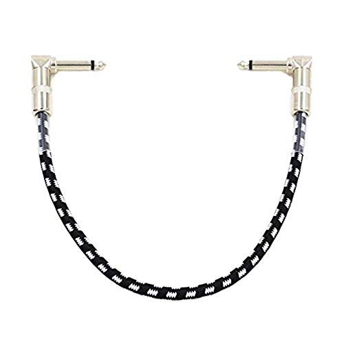 3 Piece 1 Feet Guitar Patch Cable for Pedal Board Effects