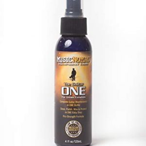 Music Nomad MN103 Guitar ONE All-in-1 Cleaner, Polish, and Wax, 4 oz.