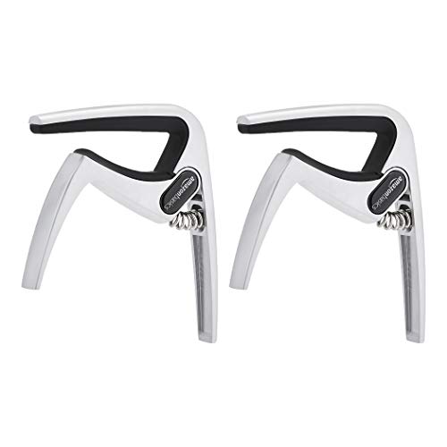 AmazonBasics Zinc Alloy Guitar Capo for Acoustic and Electric Guitar