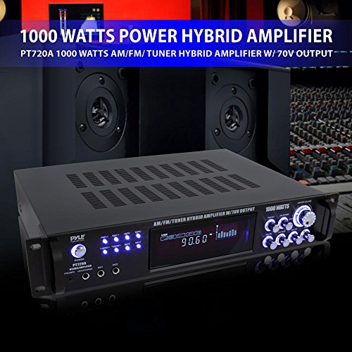 4-Channel Home Audio Power Amplifier - w/ 70V Output