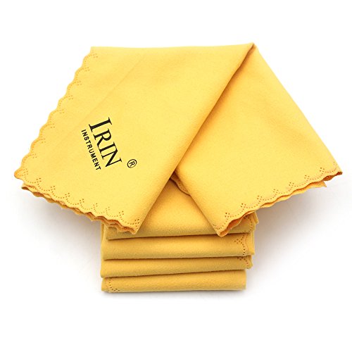 Andoer 5pcs Universal Microfiber Cleaning Polishing Polish Cloth