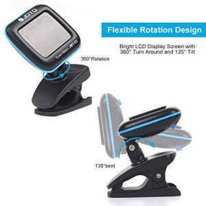 Guitar Tuner Clip on, Professional Tuner for Guitar Bass Violin - Image 2