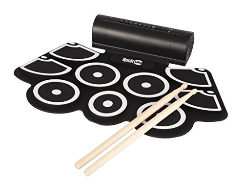 RockJam Portable MIDI Electronic Roll Up Drum Kit