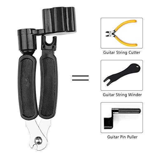 Eison Guitar String Winder Guitar Cutter and Bridge Pin Puller