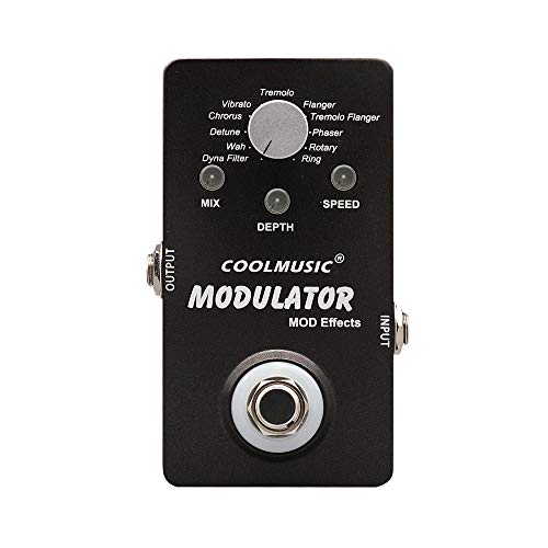 Coolmusic A-ME01 Modulator Multi Pedal | 11 Dynamic Effects for Guitarists