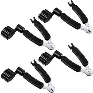 4 Pieces Multifunctional Guitar String Winder String Cutter Pin Puller 3 In 1 Winder Tool Guitar Repair Tool
