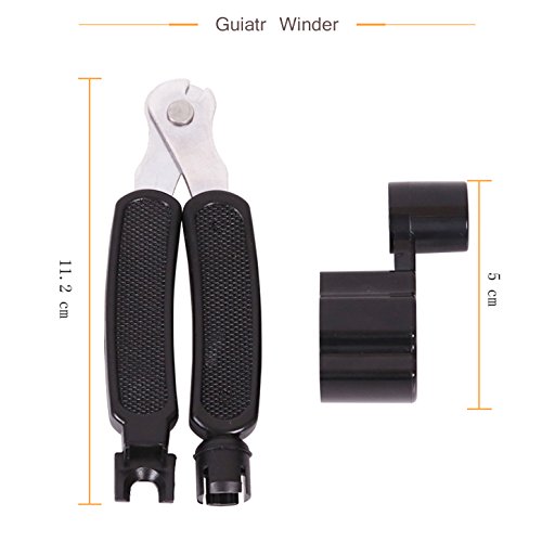 Pro Guitar String Winder Cutter 3 In 1 Bridge
