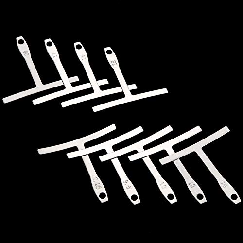 15 Pieces Guitar Luthier Tools Set, Including Guitar Radius Gauge