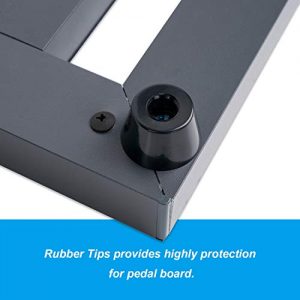 Pedal Board, Small Lightweight Portable Aluminum Alloy Mini Guitar Pedalboard - Image 6