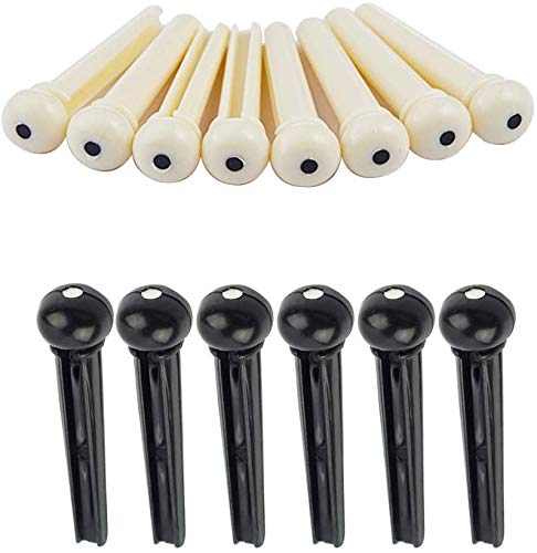 Acoustic Guitar Bridge Pins Saddles Nut Bridge And 3 In 1 Pin Puller Tools