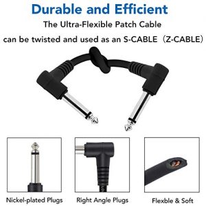 Guitar Effect Pedal Cables 6 Inch -1/4 Instrument Cables - Image 7