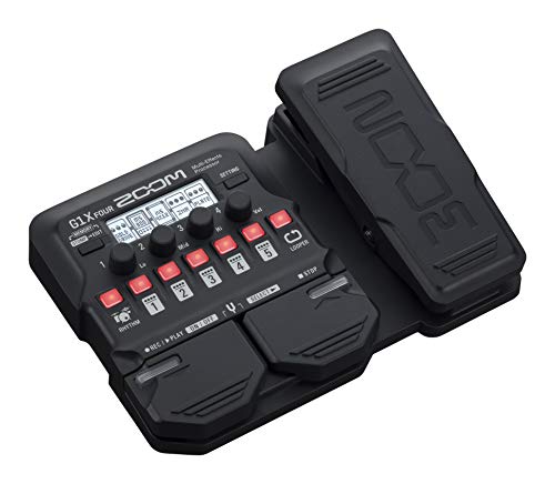 Zoom G1X FOUR Multi-Effects Processor with Expression Pedal Bundle