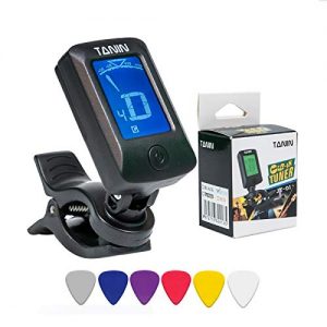 Guitar Tuner -Suitable for guitar, bass, violin, ukulele, digital electronic tuner acoustic and LCD display-high precision calibration tuner.